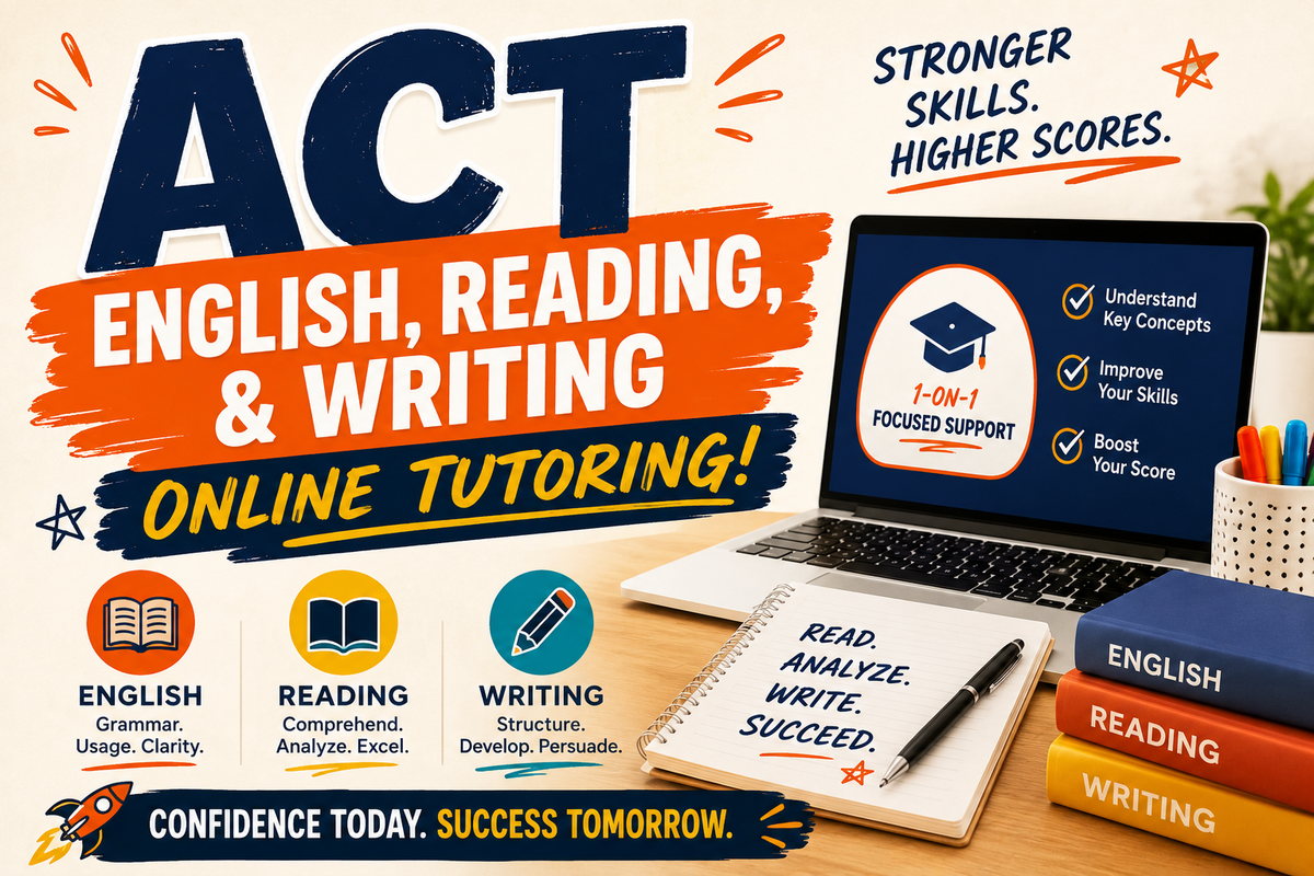 SAT / ACT Reading and English Tutoring