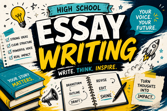 advertisement for a high school essay writing course